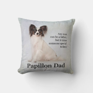 Papillon Dad Pillow Kussen