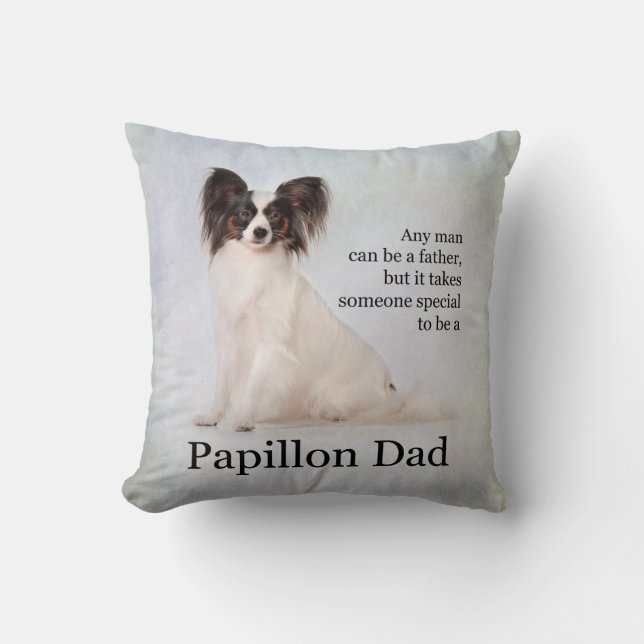 Papillon Dad Pillow Kussen (Voorkant)