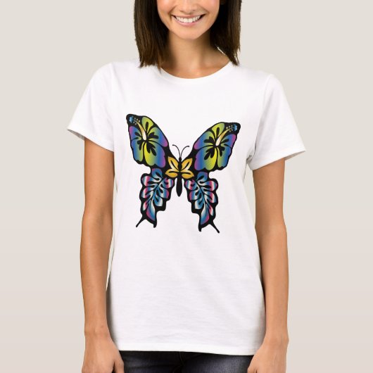 Papillon Dames Butterfly design. T-shirt (Voorkant)