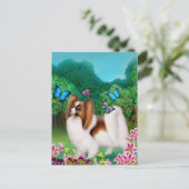 Papillon dans la carte postale Garden (Debout devant)