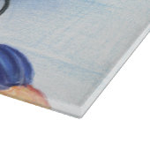 Papillon dans la planche à découper de fleurs (Coin)