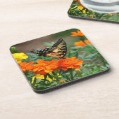 Papillon dans l'ensemble de Dessous de verre de ja (Côté gauche)