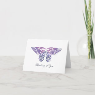 Papillon d'aquarelle de Sympathie Minimaliste