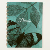 Papillon de Beauté aux Feuilles Vertes (Devant)
