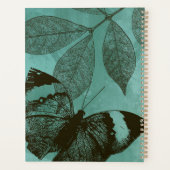 Papillon de Beauté aux Feuilles Vertes (Dos)