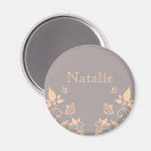 Papillon de corail, aimant floral (Recto/Verso)