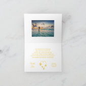 Papillon de couleur jaune Mariage de coeur Merci (Intérieur)