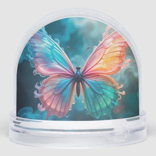 Papillon de couleur vive avec ailes éthérées (Arrière)