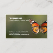 Papillon de Grâce : Carte de visite inspirée de la (Dos)