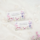 Papillon de la carte de rabat