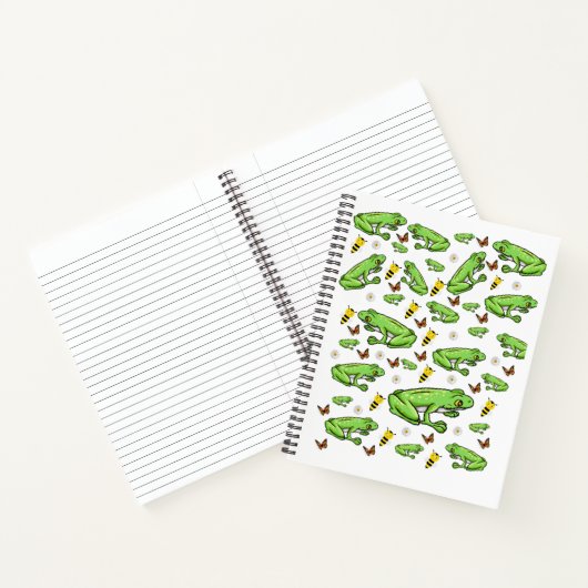 Papillon de la grenouille à Carnet spiral (Intérieur)