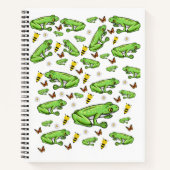 Papillon de la grenouille à Carnet spiral (Devant)