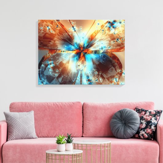 Papillon de lumière - Toile (Insitu(Salon))