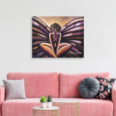 Papillon de Madame III Impression en toile étirée (Insitu(Salon))