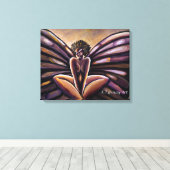 Papillon de Madame III Impression en toile étirée (Insitu (Plancher de Bois))