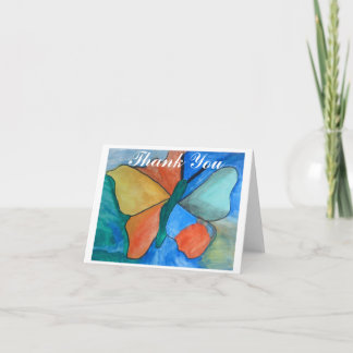 Papillon de Merci de carte d'ASC