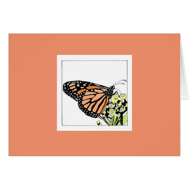 Papillon de monarque (Colorized) (Devant Horizontal)