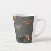 papillon de nuit motif Latte Mug (Droite)