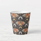 papillon de papillon de nuit motif Latte Mug (Devant)
