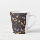 papillon de papillon de nuit motif Latte Mug (Droite)