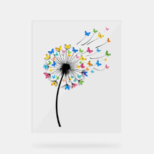 Papillon de pissenlit en vol
