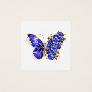Papillon de saphir de fleur