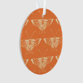 Papillon Deco stylisé - corail orange (devant)