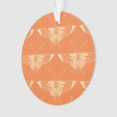 Papillon Deco stylisé - corail orange (devant)