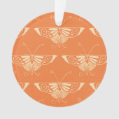Papillon Deco stylisé - corail orange (devant)