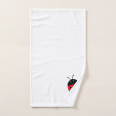 Papillon Design Monogrammé (Serviette à main)