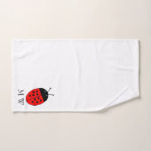 Papillon Design Monogrammé (Serviette à main)