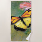 Papillon d'été du printemps - Serviette de plage (Devant)