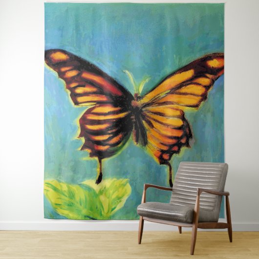 Papillon d'été du printemps - Tapisserie (En situation)