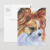 Papillon Dog Briefkaarten (Voorkant / Achterkant)