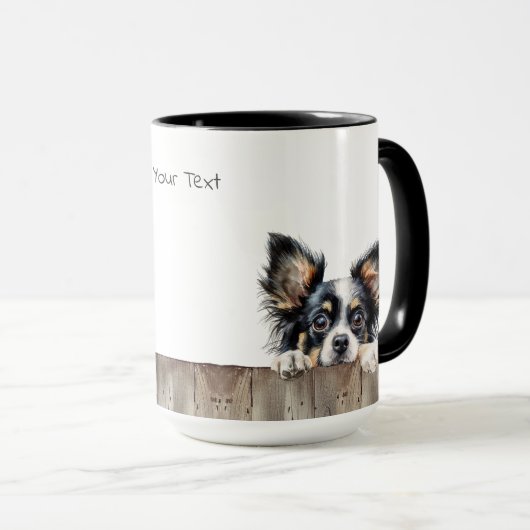 Papillon Dog Mok (Voorkant rechts)