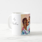Papillon Dog Mug par Lyn Hamer Cook (Devant gauche)