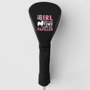 Papillon Dog Owner Girl Gift Golfheadcover