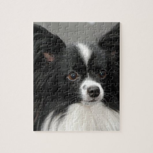 Papillon Dog Puzzle Legpuzzel (Verticaal)
