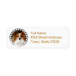 Papillon Dog Return Label