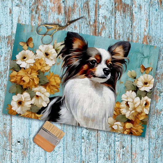 Papillon Dog Tissuepapier