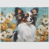 Papillon Dog Tissuepapier (Voorkant)