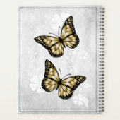 Papillon d'or Floral Planner (Dos)