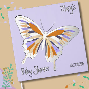 Papillon Douce Palette Baby Shower Feuille d'Argen