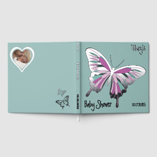 Papillon Douce Palette Baby Shower Feuille d'Argen