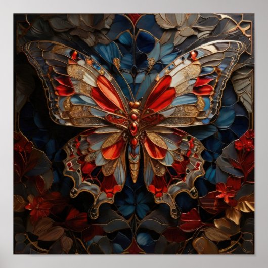 Papillon Dreams - Poster d'Art numérique 3D (Devant)