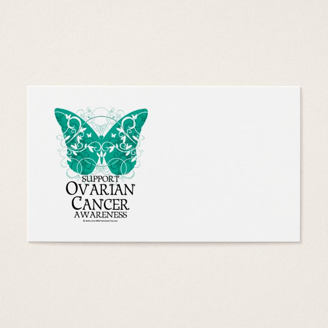 Papillon du cancer de l'ovaire (Devant)