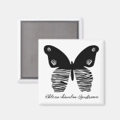 Papillon EDS Zebra Stripe Magnet (Recto/Verso)