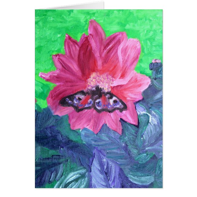 Papillon en jardin d'Emile Nolde (Devant)