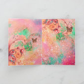 PAPILLON EN  PAILLÈTES D'OR  Modèle de Photo (Intérieur)