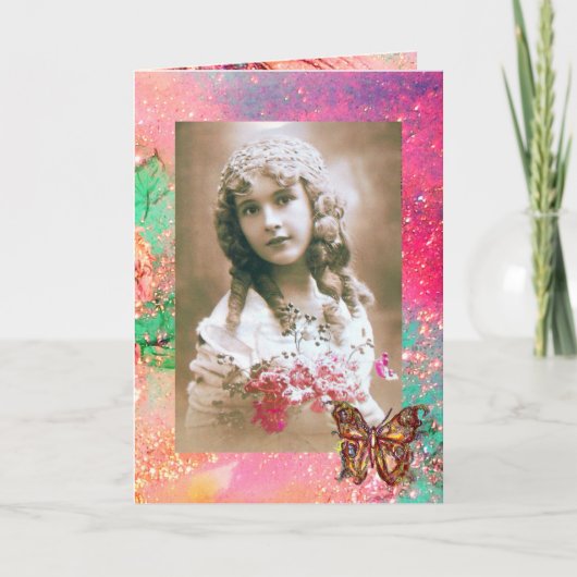 PAPILLON EN PAILLETTES D'OR Modèle de photo (Devant)